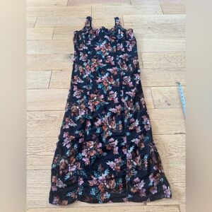 Torrid Curve Mini or Maxi Ruched Floral Black‎ Dress Size 3X